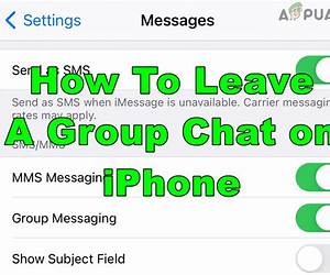 How to Leave a Group Chat How to Leave a Group Chat