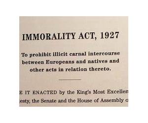 Immorality Act Immorality Act