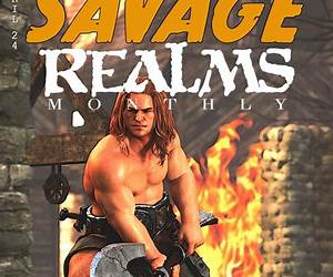 Savage Realms Monthly: February 2024: A collection of dark fantasy sword and sorcery short adventure stories (Savage Realms Monthly Dark Fantasy Sword and Sorcery Adventure Magazine Book 26)