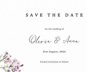 Save the Date For a Cowboy Save the Date For a Cowboy