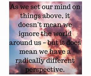 Set Your Mind on Things Above the Sun: How to Develop a Kingdom Mindset