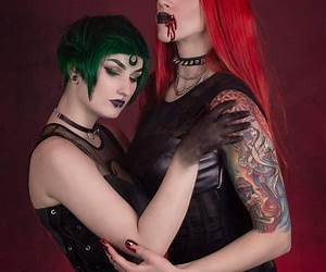 Submitting To The Lesbian Goth: Bookworm to Bimbo 4 (FF, Lesbian First Time Submission, Bimbo Transformation)